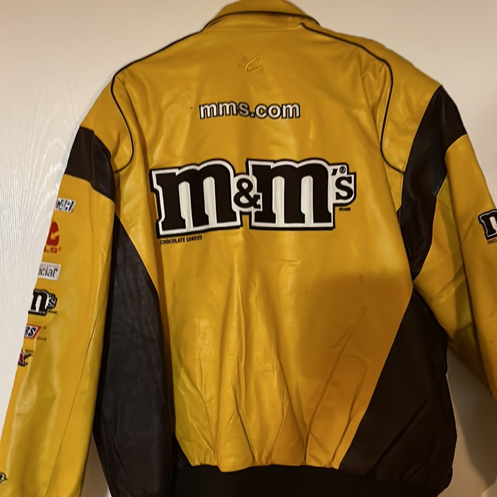 M&M's Racing Yellow and Brown Jacket - Picture 7 of 7